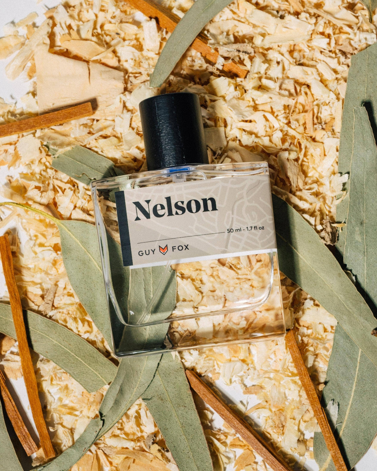 Nelson - Eau de Cologne pour homme - Eucalyptus, bois de santal, cèdre