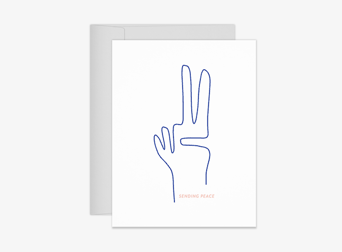 Sending Peace Card