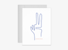 Sending Peace Card