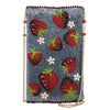 Strawberry Jam Red Beaded Strawberries Crossbody Phone Bag