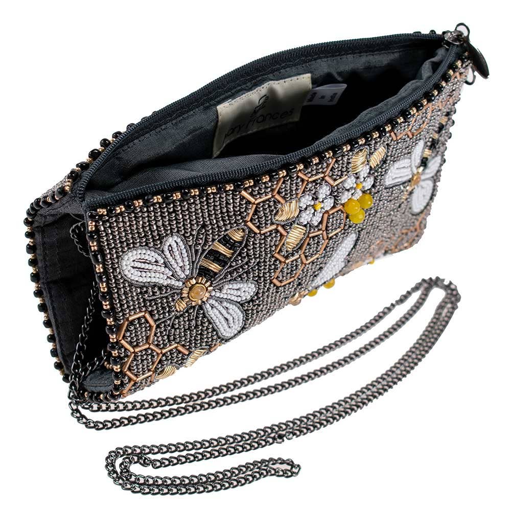 Bolso bandolera para móvil con abejas de cuentas Bee Awesome
