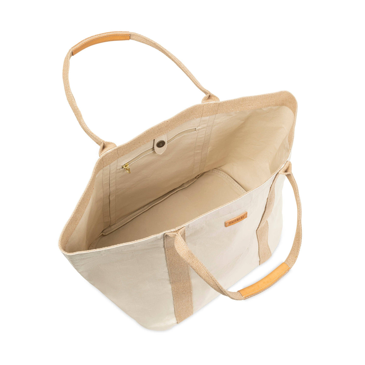 SAC CABAS GIULIA GLOSSY : Cachemire brillant / Grand