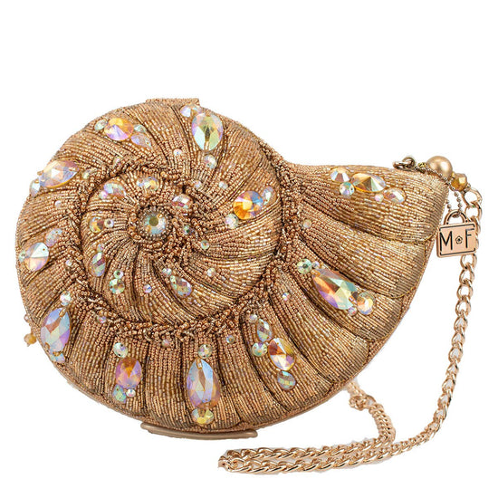 Gold Coast Sea Shell Shaped Crossbody Handbag