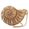 Gold Coast Sea Shell Shaped Crossbody Handbag