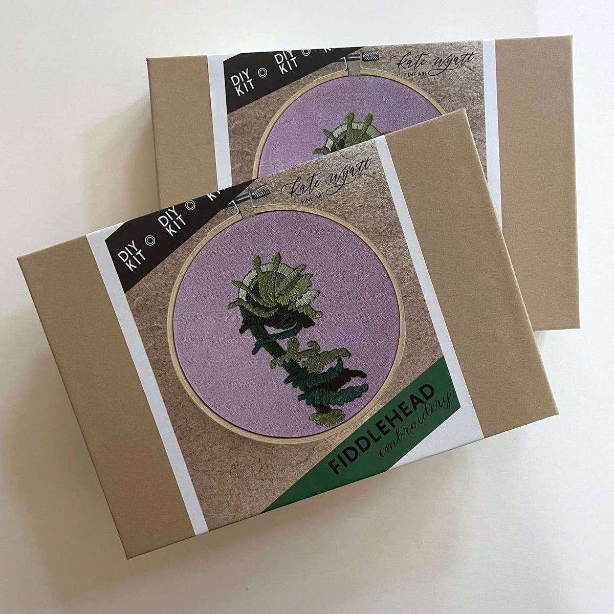 DIY Embroidery Kit - Fiddlehead (5")