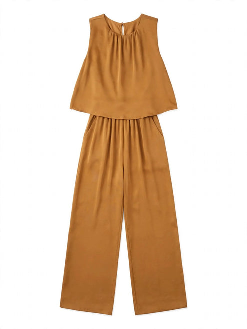 54977 Latte Jumpsuit