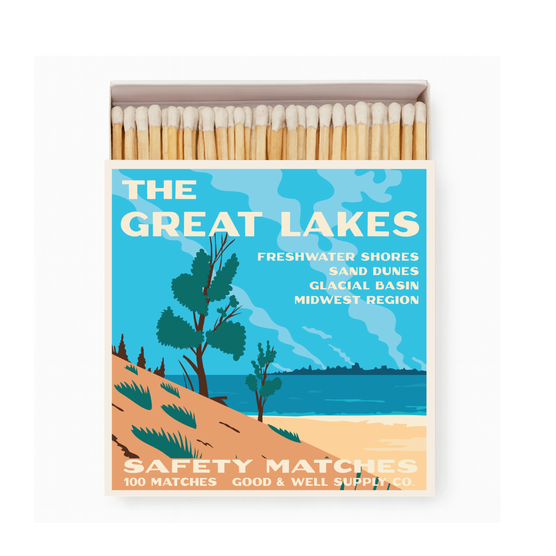Great Lakes Safety Matches / Vintage National Park Series