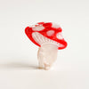 Cherry Cap Mushroom | Small Mushroom Claw Clip: Assorted