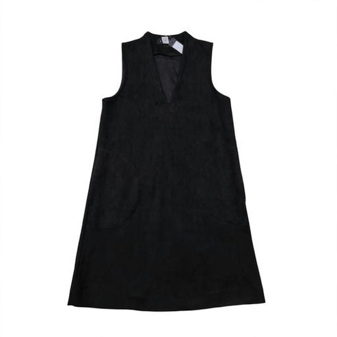 Vestido recto de ante Ariella