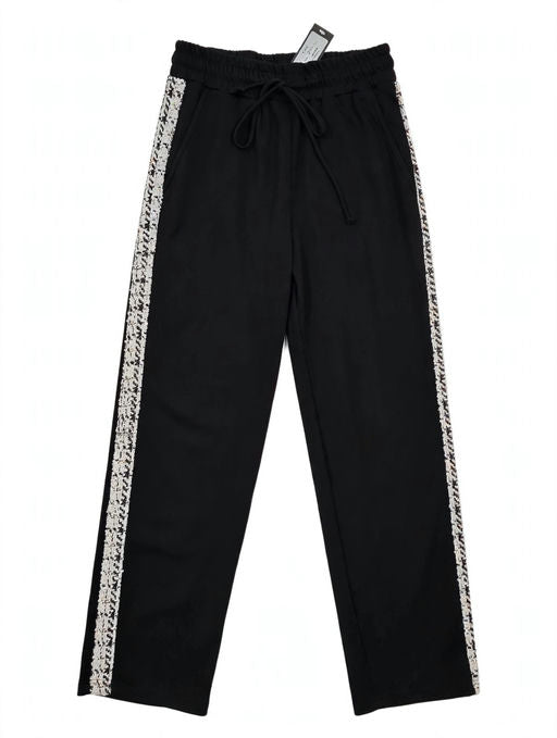 Pantalón de rayas de tweed Ariella