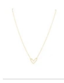 Abigail Open Heart Necklace