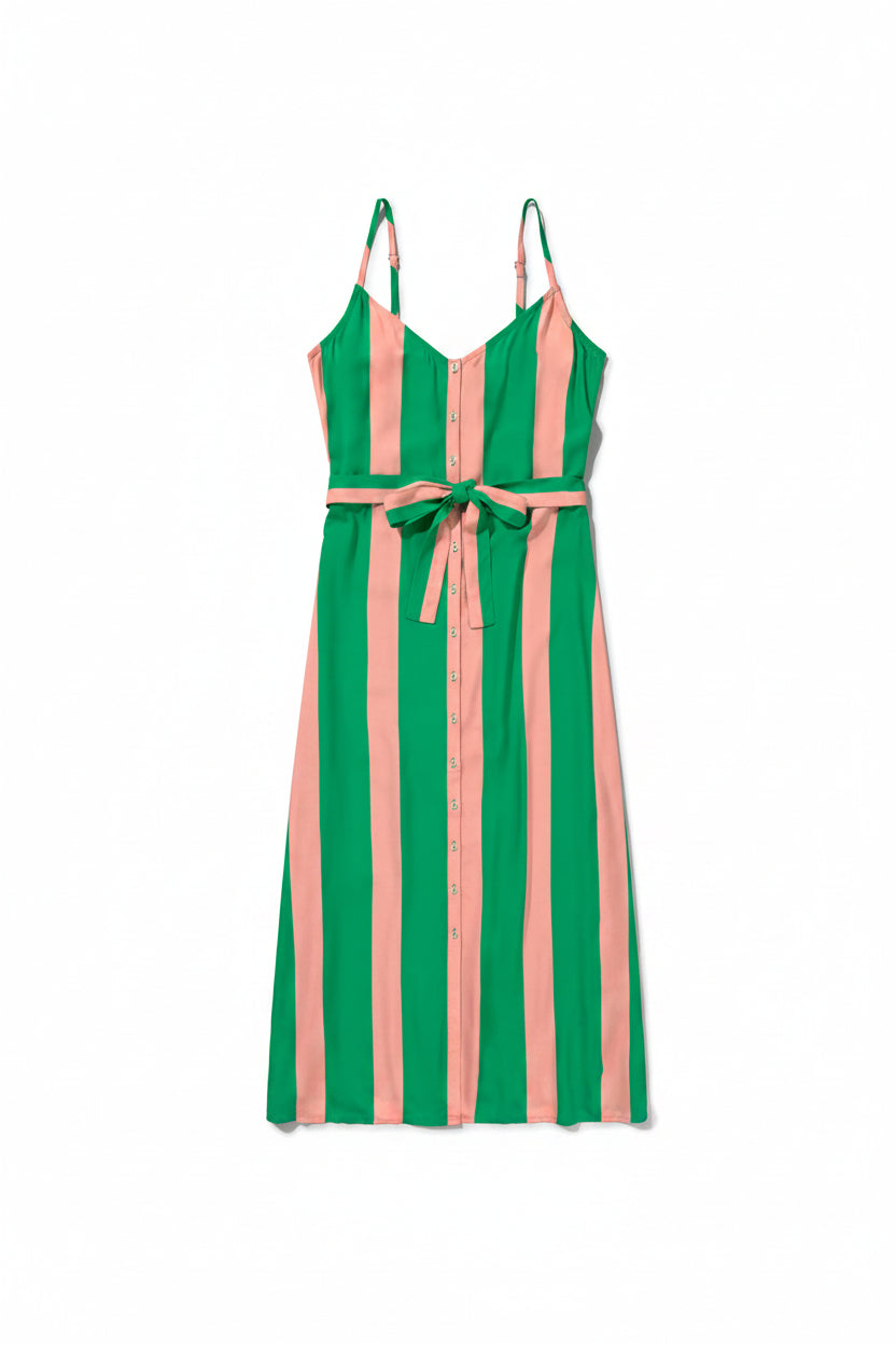 Color Block Strap Dress The Piping Plover Color Block Strap Dress The Piping Plover