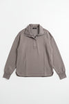 Collared Zippered Top