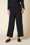 Crinkle Crepe Ankle Pant