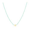Elsa Side Cross Necklace