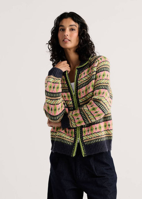 Fairisle Collared Jacket
