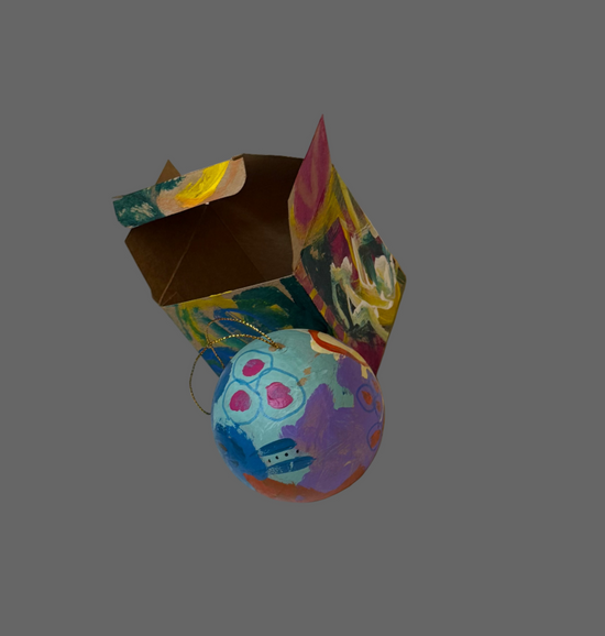 Barbara Hoffman Custom Painted Ornament