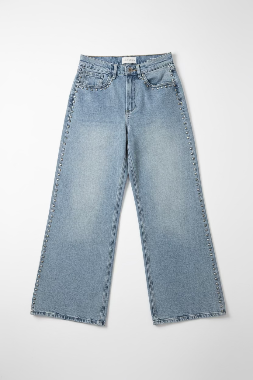 Milan Studded Whimsy Blue