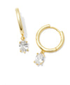 Cailin Single Stone Huggie Earrings