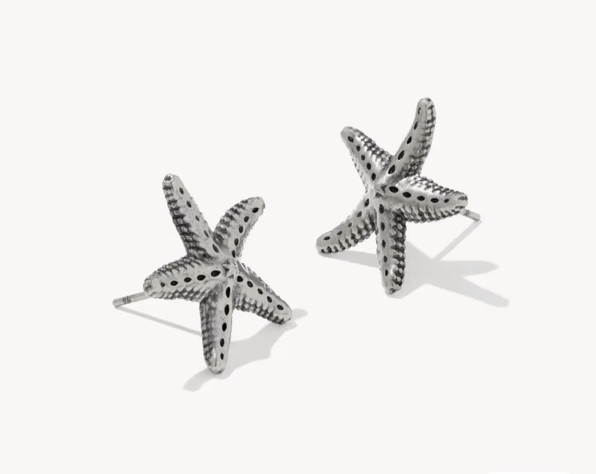 Pendientes vintage de estrella de mar de Parker