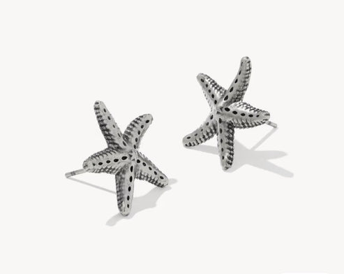 Pendientes vintage de estrella de mar de Parker