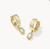 Mini Ellie Wide Huggie Earrings