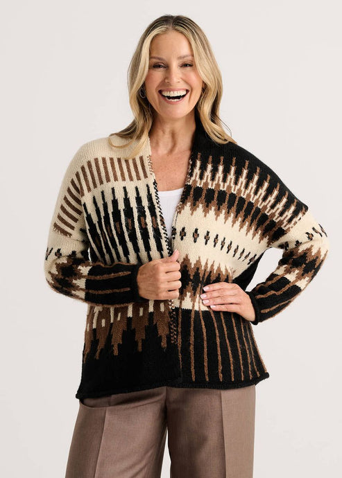Jacquard Cardi