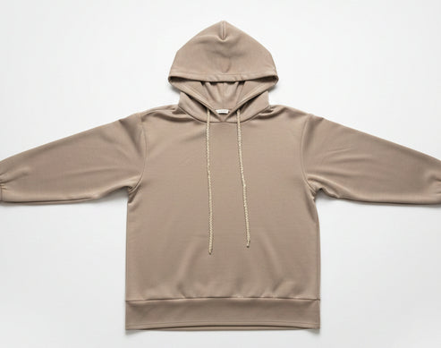 L/S Hoodie:Taupe