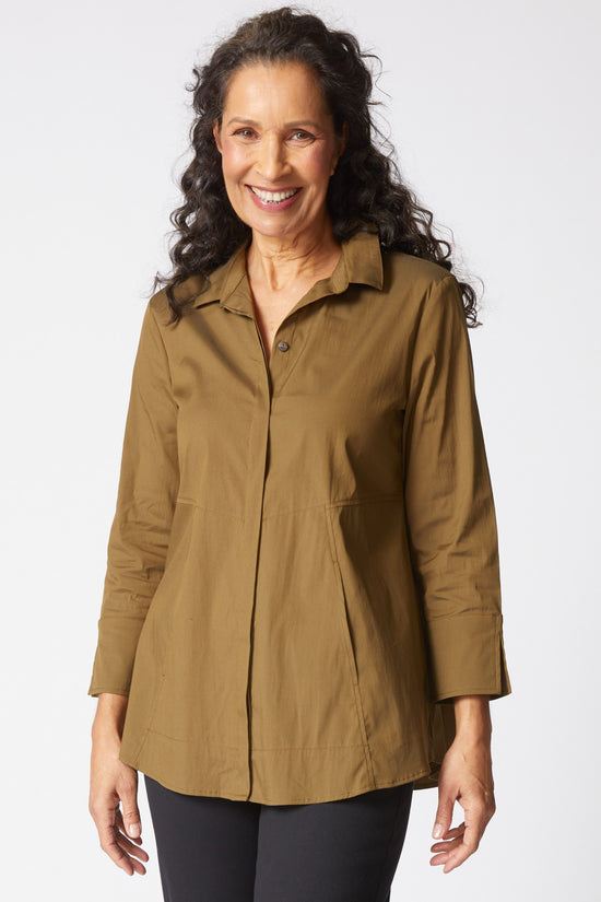 Hidden Placket Blouse