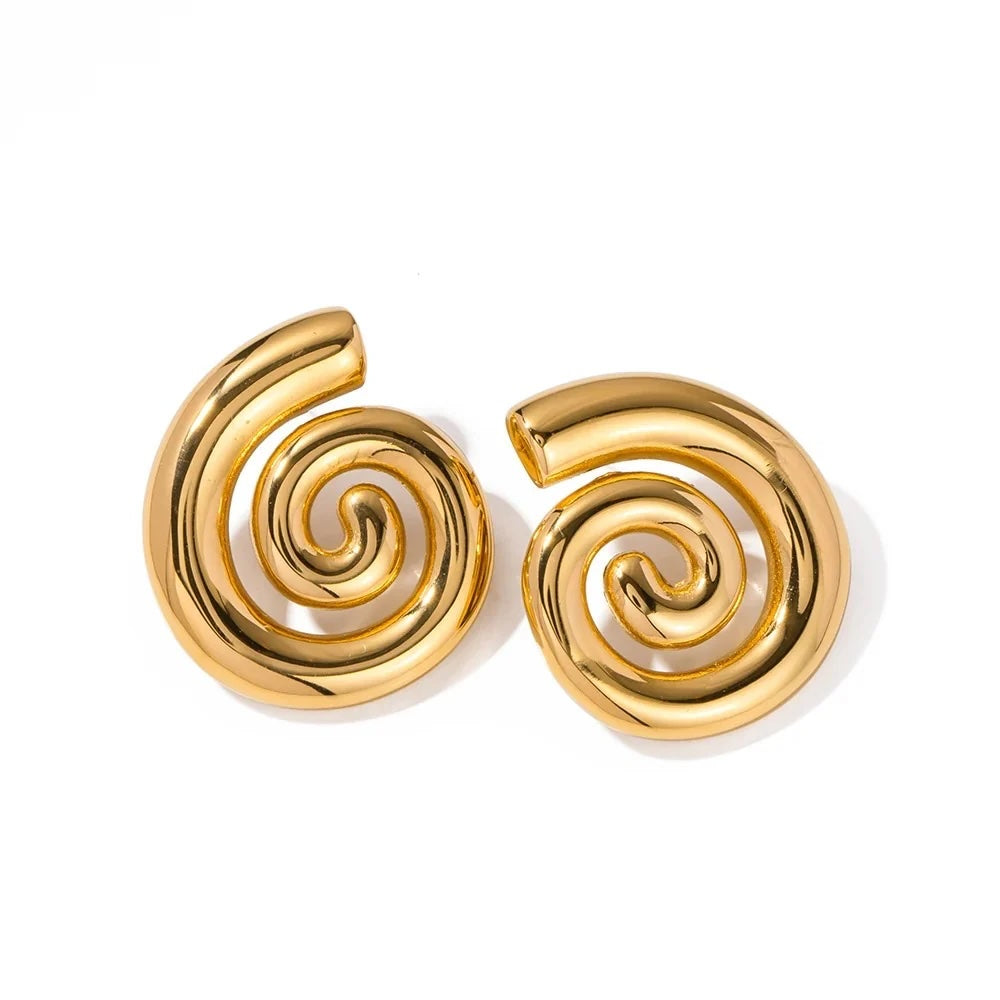 Boucles d'oreilles dorées Marcelle