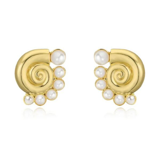 Mini Pearl Shell Earrings