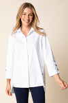 Perfect Travel Shirt Side Button Detail