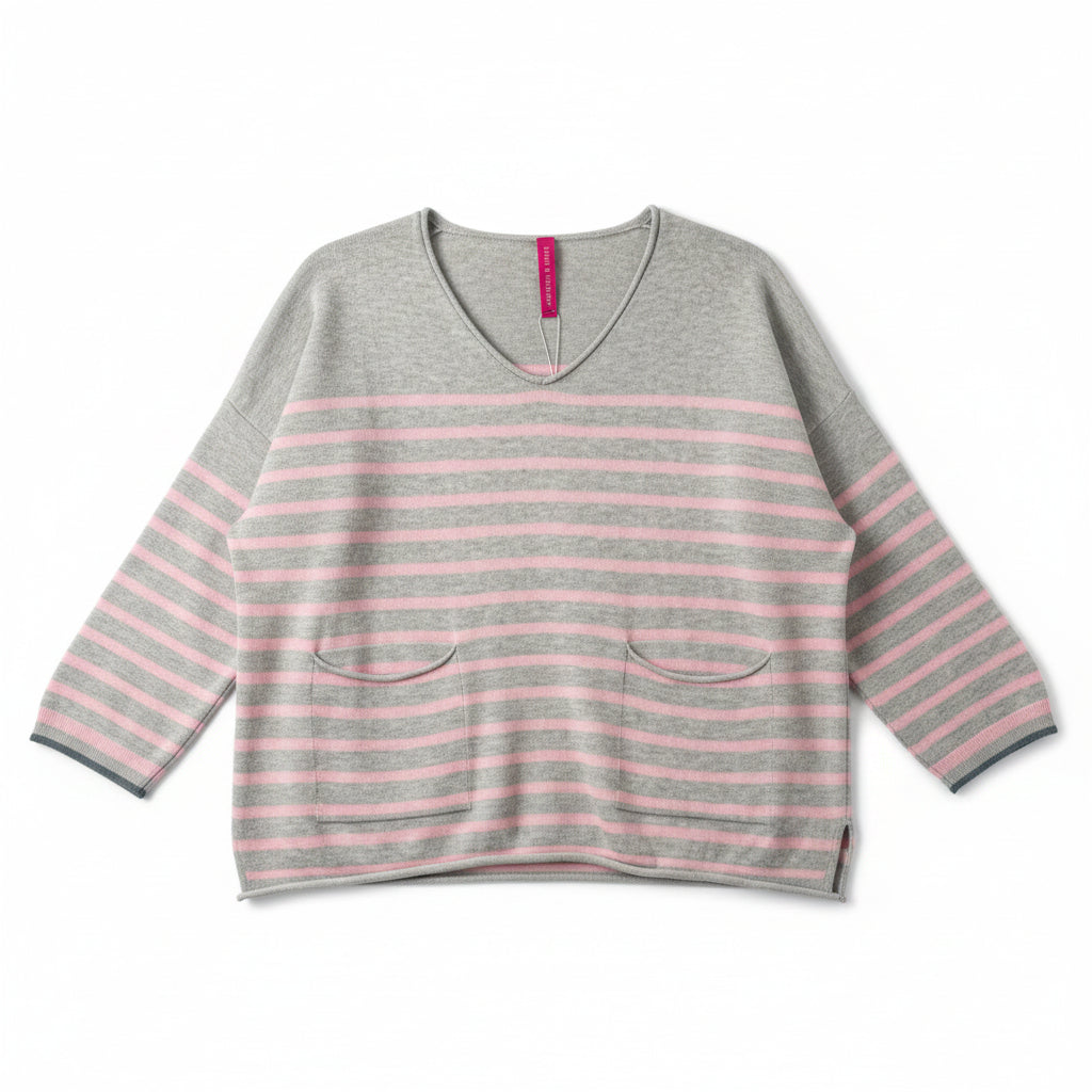 Pink Pocket Sweater