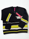 Side Pocket Stripe Sweater