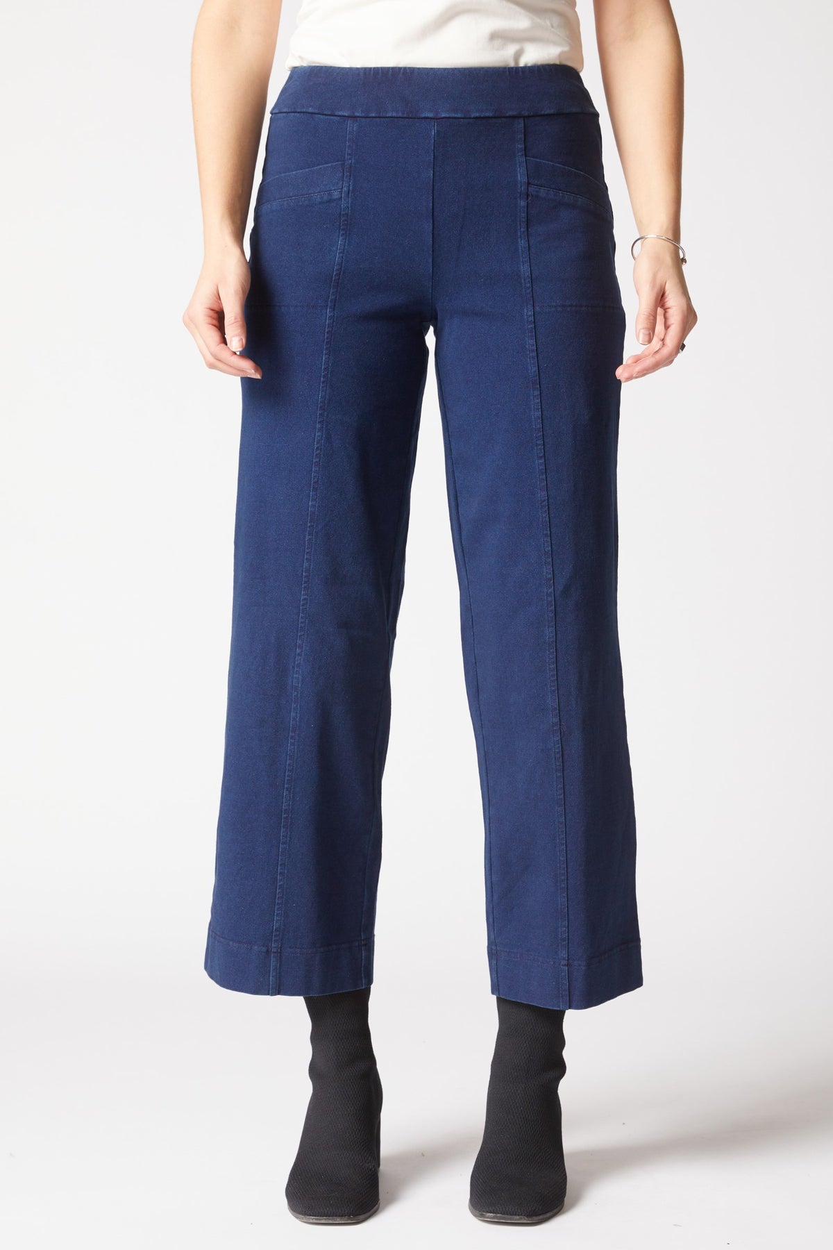 Stonewash Angle Pocket Flood Pant