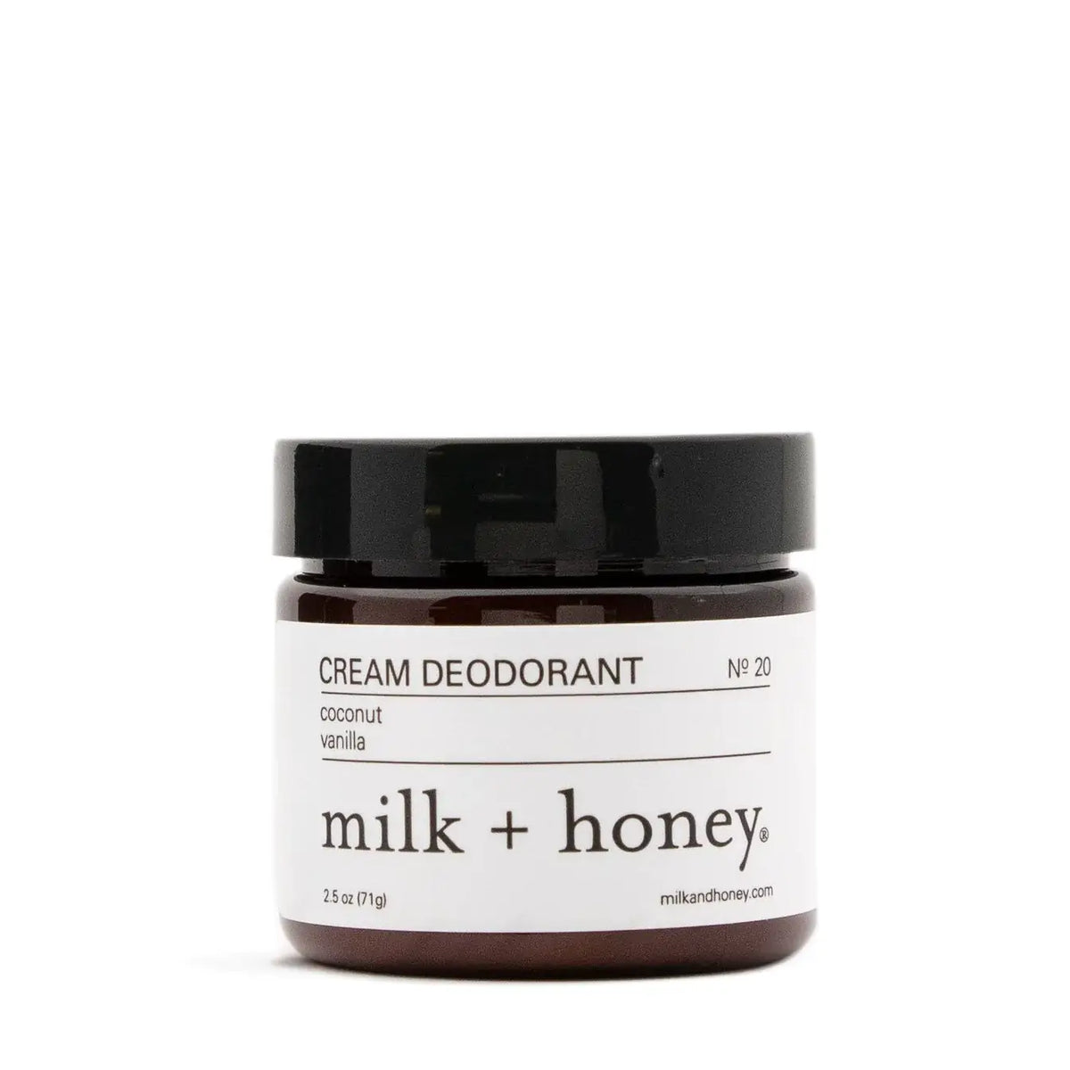 Cream Deodorant, Nº 20 Coconut + Vanilla