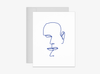 Contour Face Card