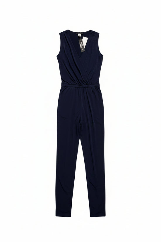 Sleeveless Crossover Jumpsuit