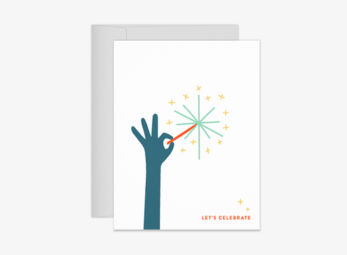 Sparkler Celebrate Card