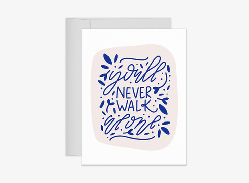 Walk Alone Card