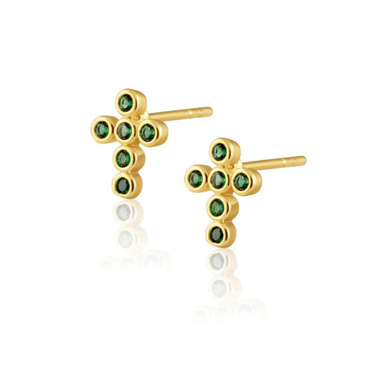Mini Cross Stud Earrings