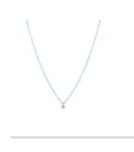 Elsa Mini Heart Necklace Turquoise