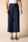 Soft Rayon Wide Leg Crop Pant