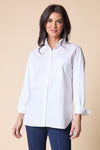 Knit Mix Boyfriend Shirt