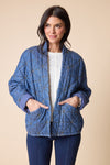 Diamond Quilt Kimono Jacket